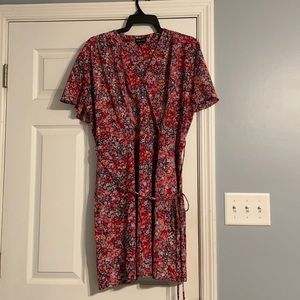 Multi color knee length dress